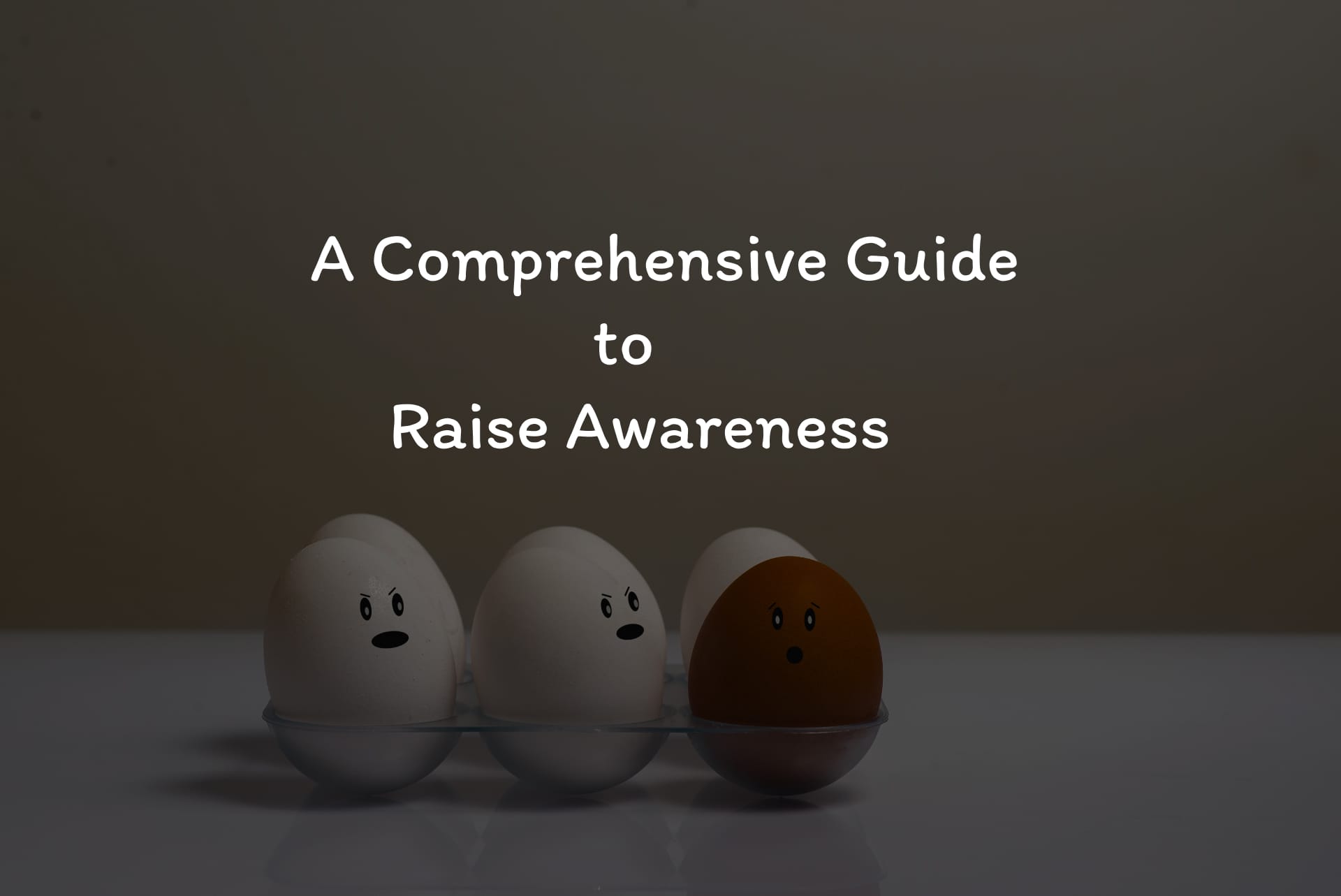 Official UJ discrimination awareness image: cartoon-faced eggs showing exclusion of a brown egg